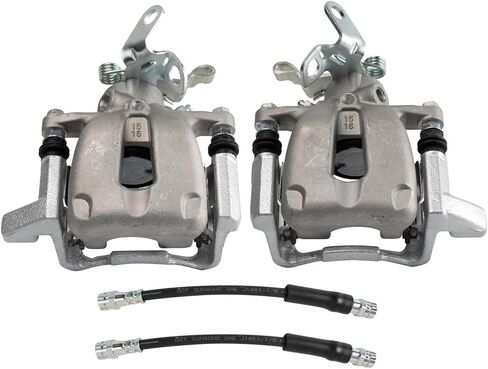 TRQ Rear Brake Caliper Set Compatible with 2007-2014 Cadillac Chevrolet GMC in Saudi Arabia
