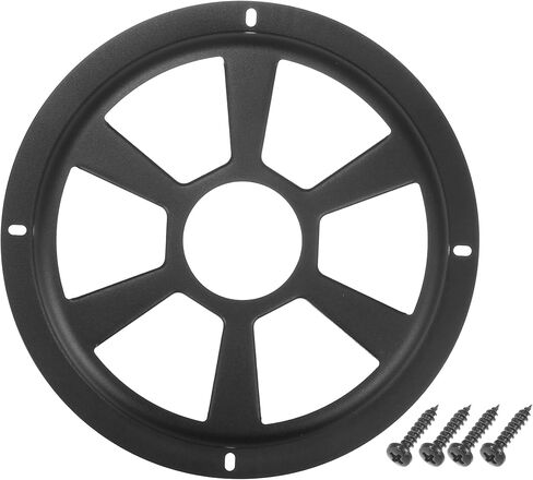 ACROPIX Universal 8" Car Speaker Grills Cover Round 8 Inch Audio Speaker Subwoofer Guard Protector Case with Mounting Screws Iron Black - Pack of 1 in Saudi Arabia