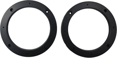 4pcs 6.5 "مكبرات الصوت الفواصل الشاملة للسماعات صوت مكبر صوت مضخم صوت مخصص للتثبيت (أسود) in Kuwait