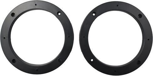 4pcs 6.5 "مكبرات الصوت الفواصل الشاملة للسماعات صوت مكبر صوت مضخم صوت مخصص للتثبيت (أسود) in Kuwait