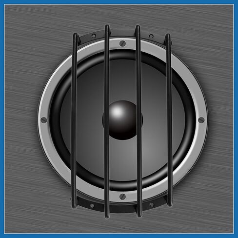 2pcs 10 Inch Black Metal Car Bar Grille Subwoofer Speaker Grill Cover Guard Item Replacement in Saudi Arabia