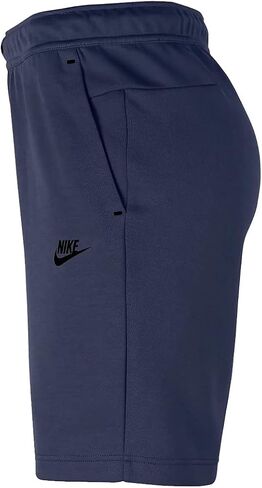شورت Nike Tech Fleece للرجال (as1، Alpha، xx_l، عادي، طويل القامة، أسود) in Saudi Arabia