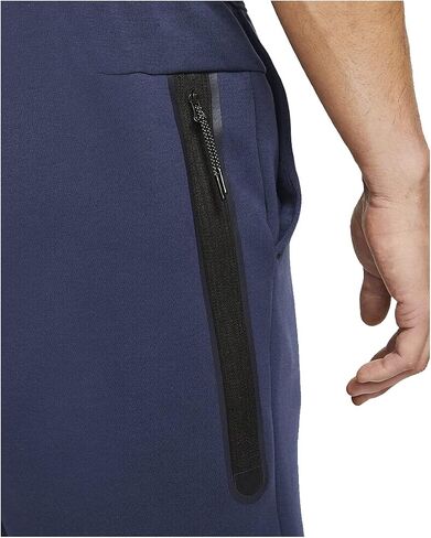 شورت Nike Tech Fleece للرجال (as1، Alpha، xx_l، عادي، طويل القامة، أسود) in Saudi Arabia