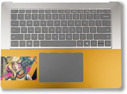 Laptop Skin Compatible with Surface Laptop 7 13.8" (2024) - Techno Punk - Premium 3M Vinyl Protective Wrap Decal Cover - Easy to Apply | Crafted in The USA by MightySkins in Kuwait