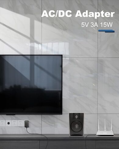 محول مزود الطاقة 5V 3A DC ، محول 5V 3A AC/DC ، حجم طرف الحبل 5.5 × 2.5 مم in Kuwait