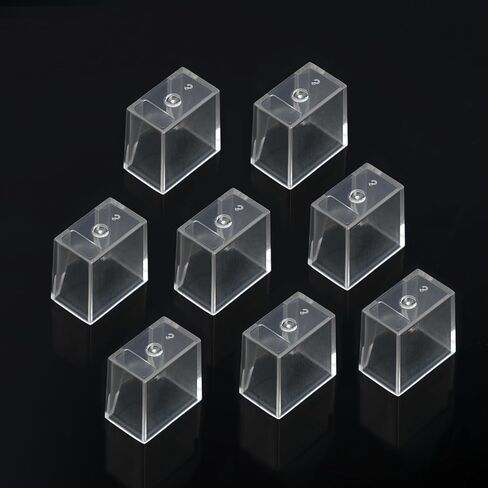 RJ45 Plug Pluctor Covers Covers Semitransparent 30 pcs انقر فوق/قابلية ، غطاء موصل كبل كبل كابل Ethernet لـ RJ45 CAT5E/CAT6/CAT7/CAT8 (PCRJ45TM30) in Saudi Arabia