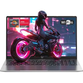 2024 Gaming Laptop, 16.1-inch FHD Display Laptop with AMD Ryzen 7 5825U Processor(8C/16T) with Backlit Keyboard,16GB DDR4 512GB M.2 2280 NVMe SSD Laptop Computer,Type-C WiFi6