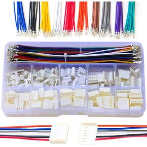 KK 254 2.54mm Connector Assortment Kit, Compatible with Molex KK 254 2.54mm Connector 2P 3P 4P 5P 6P KF2510 with 22AWG Pre-Crimped Cables (KS-2510)