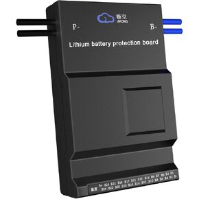Smart BMS 8S-24S 150A 2A Active Balance PCB Battery Protection Board Built-in Bluetooth RS485 Port for LiFePO4 Lithium Battery Pack (8S-24S, 24V-72V)