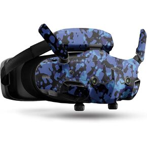 Drone Skin Compatible with DJI Goggles 3 - Blue Modern Camo - Premium 3M Vinyl Protective Wrap Decal Cover - Easy to Apply | Crafted in The USA by MightySkins