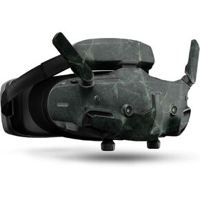 Drone Skin Compatible with DJI Goggles 3 - Green Marble - Premium 3M Vinyl Protective Wrap Decal Cover - Easy to Apply | Crafted in The USA by MightySkins