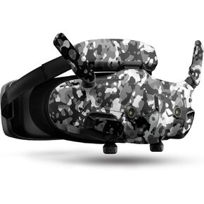 Drone Skin Compatible with DJI Goggles 3 - Black Modern Camo - Premium 3M Vinyl Protective Wrap Decal Cover - Easy to Apply | Crafted in The USA by MightySkins