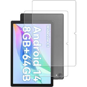 Screen Protector for ZOFYWNAS C10 Android 14 Octa-Core Tablet 10.1 inch 2024,WUNIAK Tempered Glass Film Anti-Scratch High Touch Sensitivity,2 Pack.