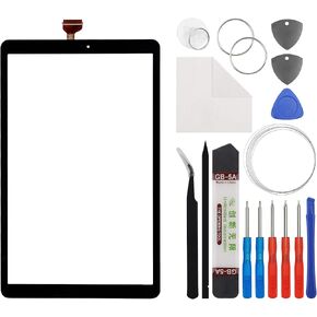 Front Glass Outer Screen Lens Replacement Compatible with Samsung Galaxy Tab A SM-T590 SM-T595 10.5 inch with Tools(No Display and Touch digitizer)