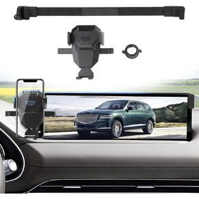 حامل هاتف السيارة لعام 2021-2025 إكسسوارات Genesis GV80 ، حبل هاتف GPS GV80 قابل للتعديل لشاشة 10.25 بوصة ، حامل هاتفي هواء مستقر خالي من اليدين
