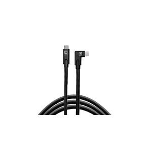 Tether Tools TetherPro USB-C to USB-C Right Angle Cable | for Power Delivery, Fast Transfer and Connection Between Camera and Computer | Non-Reflective Black | 15 feet (4.6 m)