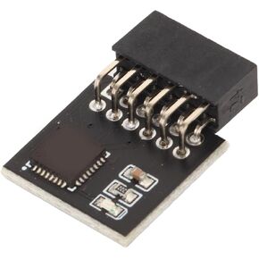 Dilwe TPM 2.0 Module 12Pin, SPI 12Pin TPM Module for MSI Motherboard DDR4 Memory, Stable TPM Module System Components, TPM2.0 Module Motherboard