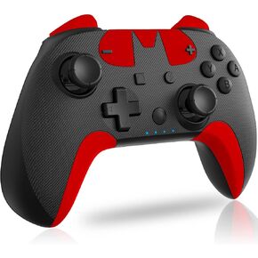 Wireless Switch Controller for Kids, Switch Controller Compatible with Switch/Switch Lite/OLED/ PC, Switch Pro Controller with 6-Axis Gyro, Single Programe, Dual Vibration, 3 Speed Turbo, One-Key Wake Up, Share, Gift for Gamer Girls Boys in Kuwait