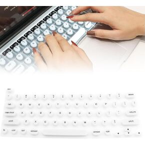 AGLOO Long Nail Keyboard Cover – Nail Art Silicone Keyboard Film for MacBook Pro 2020-2023 & Other Models – Raised Keyboard Full-Size Protective Cover