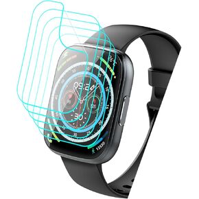 [5 Pack] for Puqo Smart Watch T80 Screen Protector 1.95" Soft PET Film [Case Friendly] [Anti-Scratch] [Bubble Free] Screen Protector for Puqo T80 Smartwatch