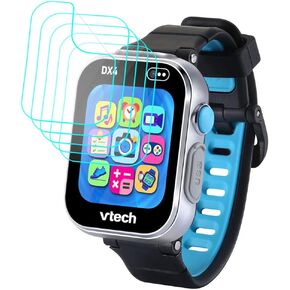 [5 Pack] for VTech KidiZoom Smartwatch DX4 Screen Protector 1.69" PET Film [Case Friendly] [Anti-Fingerprint] [Anti-Scratch] [Bubble Free] Smartwatch Screen Protector for VTech KidiZoom DX4
