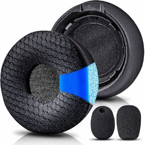Engage 75 Earpads - Compatible with Engage 75/65 Headset I Cooling Gel Mesh Replacement Ear Cushions with Microphone Foam - NOT FIT Engage Convertible and Engage Mono Version Model