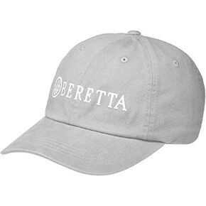 Beretta Men's Adjustable Cotton Twill Hunting Outdoor Casual Hat with Embroidered Beretta Trident logo - One Size Fits Most