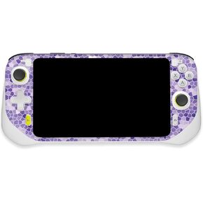 MightySkins Glossy Glitter Skin Compatible with Logitech G Cloud Gaming Handheld - Stained Glass | Protective, Durable High-Gloss Glitter Finish | Easy to Apply | Made in The USA