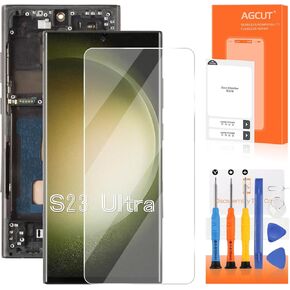 INCELL for Samsung Galaxy S23 Ultra Screen Replacement for Samsung S23 Ultra LCD Display SM-S918B SM-S918U LCD Digitizer Touch Screen Assembly with Frame TFT(US Version,No Fingerprint)