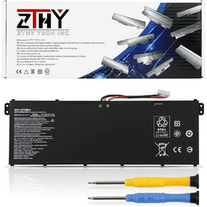 ZTHY AP16M5J Laptop Battery for Acer Aspire 1 A114-31 A114-32 Aspire 3 A314-31 A314-32 A314-41 A315-21 A315-21G A315-31 A315-32 A315-33 A315-41 A315-51 A315-53 A315-53G A315-21-95KF 2ICP4/80/104 37Wh