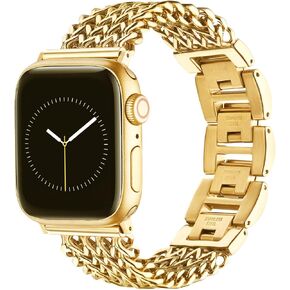 نطاق متعدد السلاسل متوافق مع Apple Watch 38mm 40mm 41mm 42mm 44mm 45mm 46mm 49mm 49mm Iwatch Series 10/9/ultra/se/8/7/6/5/4/2/2/1