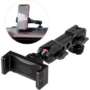 Dashboard Phone Holder Mount for Frod Bronco 2021 2022 2023 2024 2025 2 Door 4 Door,360°Adjustable Aluminum Dash Phone Smartphone Bracket Car Accessories,Black