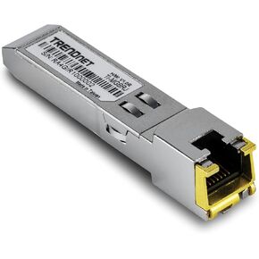 TRENDnet 1000BASE-T Industrial SFP RJ45 Copper Module, TI-MGBRJ, Supports Data Rates up to 1.25Gbps, NDAA TAA Compliant, Lifetime Protection