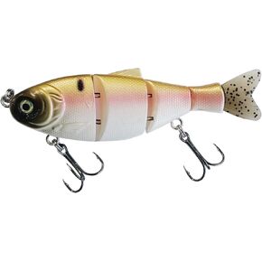 HADORAM Shad Swimbait Sinking Hard Fishing Lure with Soft Tail for Freshwater Saltwater