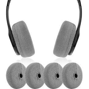 Earpads Sweater Cover Protectors with Knit Fabric for Beats Solo 3/2, Solo HD/Mixr/EP Headphones and Other Headsets with 1.57-3.14 Inch Ear Cushions [ 2 Pairs ] (Grey)