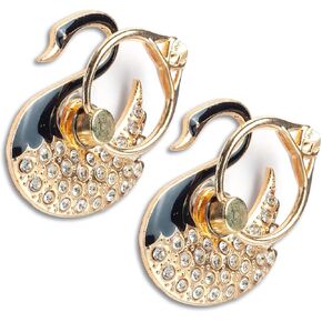 [2 Packs] Swan Glitter Bling Bling Phone Ring Holder, Sparkle Phone Ring Grip Artificial Diamond Stand,Rhinestone Cell Finger Ring for Phones,Pad