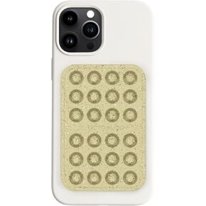 Silicone Suction Phone Case Adhesive Mount Diamond Collection - Hands-Free Grip with 24 Suction Cups for Videos & Selfies - Durable, Easy to Use 2.6 x 3.9, Cape