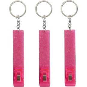 ANHBKAR 3PCS Credit Card Grabber for Long Nails Keychain, Card Puller Acrylic Material, Debit Card Grabber for Women Girls