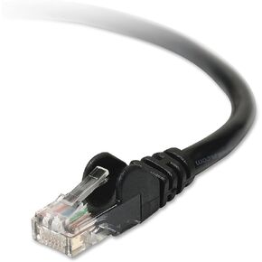 Belkin 25-Foot RJ45 CAT 5e Snagless Molded Patch Cable (Black)