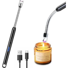 PEAKTRAND Arc Electric Lighters Rechargeable - USB Long Reach for Scented Candles, BBQ Grill &Camping - Windproof Design Candle Kitchen Gas Stove Camping Barbecue Lighters