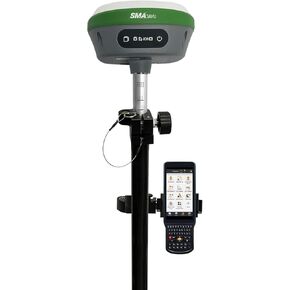 SMA26 RTK Rover with Collector Installed Permanent Surveying Software, RTK Receiver NOAA certificated,Static Survey,RTK Survey by CORS and PPP Survey for Topographic,Land Surveying (Exclude Pole)