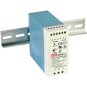 MDR-60-12: Highly Efficient and Reliable 12VDC / 5A / 60W DIN Rail Power Supply for Various Industrial Applications