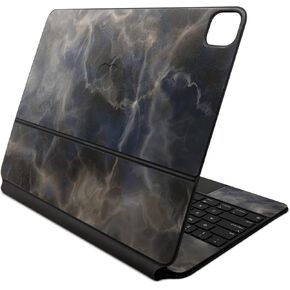 Skin Compatible with Apple Magic Keyboard for iPad Air 13-inch (M2) 2024 - Stormy Marble - Premium 3M Vinyl Protective Wrap Decal Cover - Easy to Apply | Crafted in The USA by MightySkins