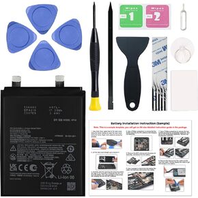 New NF45 Battery Replacement for Moto Edge 30 Ultra (Edge X) XT2201 / Moto X30 Pro XT2241, with Instruction Manual & Repair Toolkit