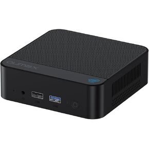 Oumax Mini PC Intel 13th Gen Alder Lake N150 (Up to 3.6GHz), 16GB DDR4 500GB M.2 SSD Mini Computer Win-11Pro /Built-in Power Supply/Dustproof Design/WiFi/BT5.0/Dual HDMI 2.0 4K@60Hz/Dual LAN