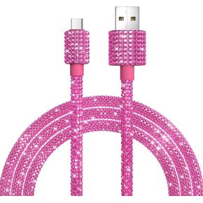 كابل USB C متعدد الألوان 3FT Diamond Type C كابل شحن سريع لهاتف iPhone 17 in Kuwait