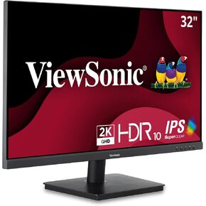 ViewSonic VS3225-2K 32 Inch QHD 1440p IPS Monitor with HDMI, DisplayPort, and Variable Refresh Rate for Home and Office