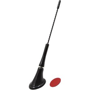 Black Adhesive Base Car External Radio Signal Decorative Antenna Aerial Universal Waterproof Replacement Replace Parts