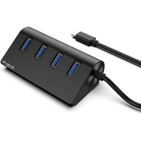 4-Port USB 3.1 Gen 2 Hub (10Gbps), Rocketek USB 3.1 Hub with 4 USB Ports Compatible with Windows XP/Vista / 7/8/10, Mac OS, Linux, etc
