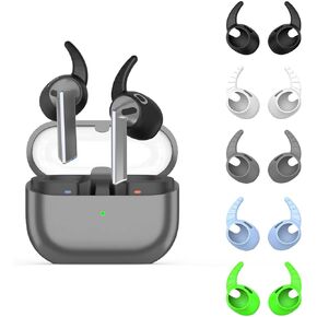 Ear Hooks for Galaxy Buds 3, WADVCU 5 Pairs Ear Hook Compatiable with Samsung Galaxy Buds 3 Silicone Accessories Anti-Slip Ear Covers Holder [Not Fit in The Charging Case](Multicolor)